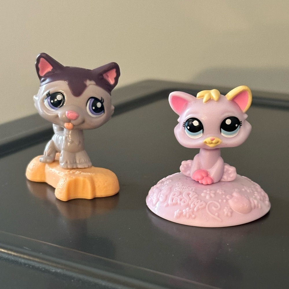 Littlest Pet Shop LPS dog and cat McDonald’s Toys